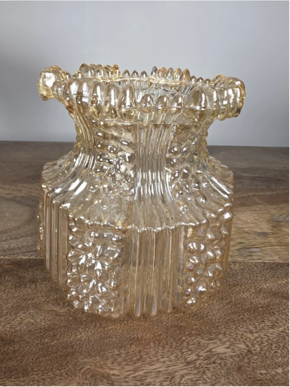 Antique Marigold Carnival Glass 2-1/4